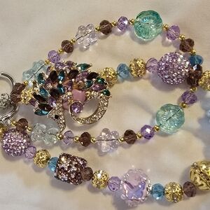 Elegant Multicolor Beaded Accessory Chain